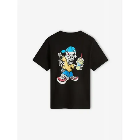 Lasten Lyhythihainen paita Vans Lil Reggie SS VN000JC4BLK1 Musta