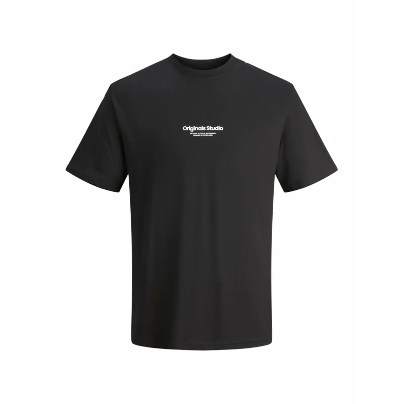 Lühikeste varrukatega T-särk, meeste Jack & Jones JORVESTERBRO TEE SS 12240121 Must