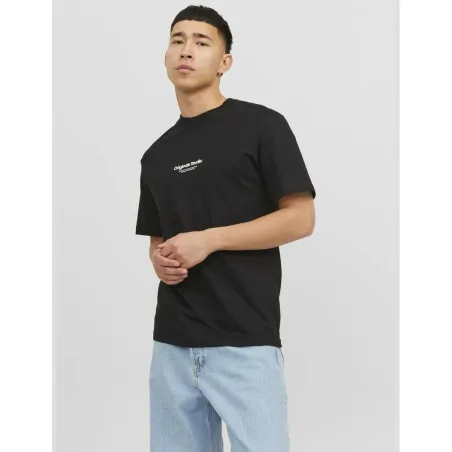 Miesten T-paita Jack & Jones JORVESTERBRO TEE SS 12240121 Musta