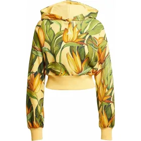 Naisten huppari Adidas FARM HOODIE JD6282 Keltainen