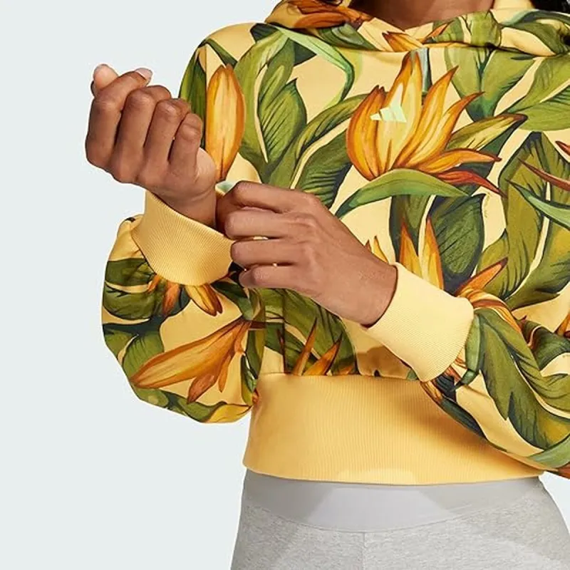 Women’s Hoodie Adidas FARM HOODIE JD6282 Yellow