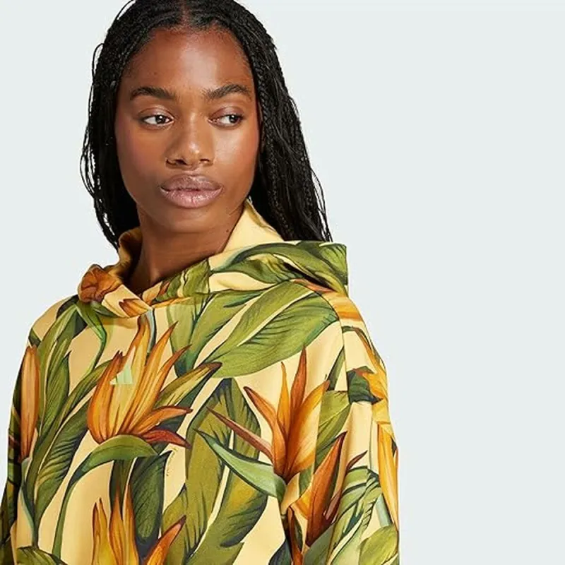 Women’s Hoodie Adidas FARM HOODIE JD6282 Yellow