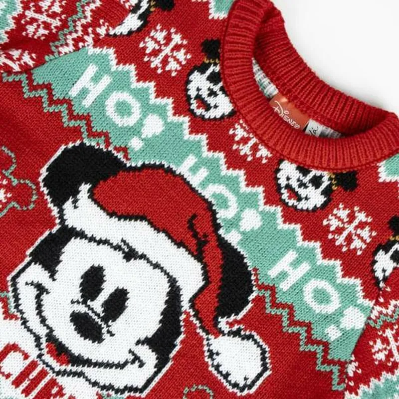 Adīta Unisex Jaka Mickey Mouse Sarkans