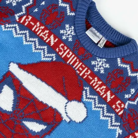 Свитер унисекс Spider-Man Синий