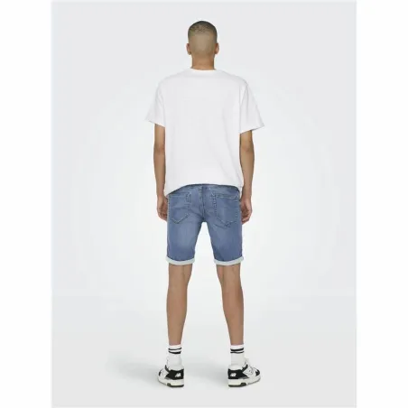 Vīriešu Džinsu Šorti Only & Sons Onsply 8584 Blue Denim Zils