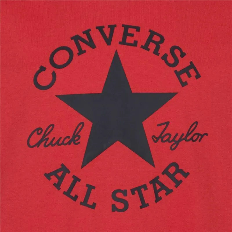 Lasten Lyhythihainen paita Converse Sustainable Core Sse Punainen