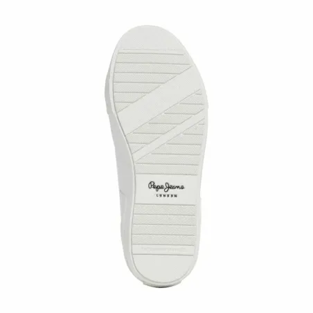 Naisten vapaa-ajan lenkkarit Pepe Jeans Allen Twin Valkoinen