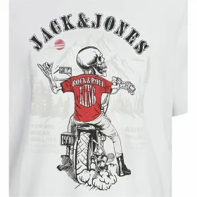 Miesten T-paita Jack & Jones skull Rock Crew