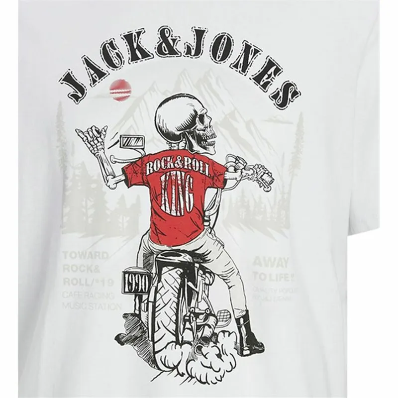Miesten T-paita Jack & Jones skull Rock Crew