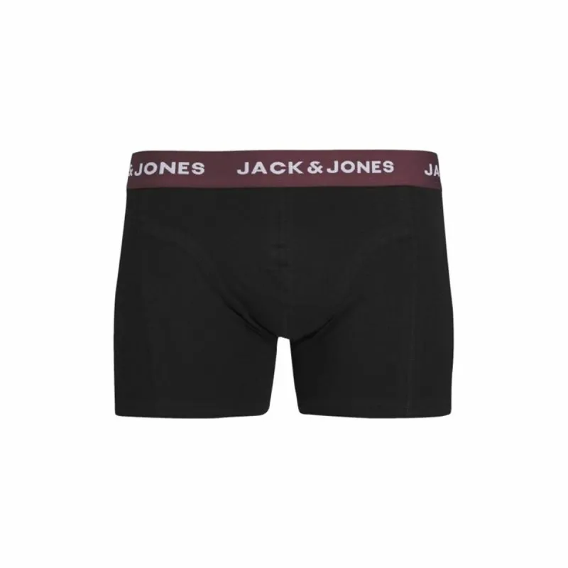 Miesten bokserit Jack & Jones Jacaron Solid Trunks Musta