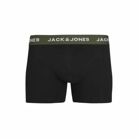 Miesten bokserit Jack & Jones Jacaron Solid Trunks Musta
