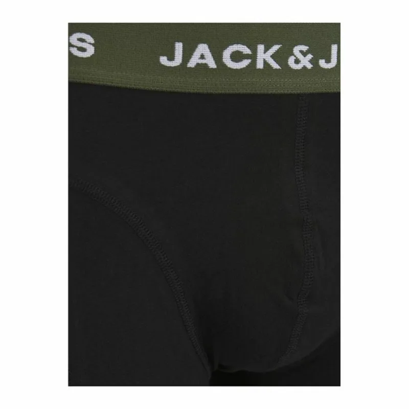Miesten bokserit Jack & Jones Jacaron Solid Trunks Musta