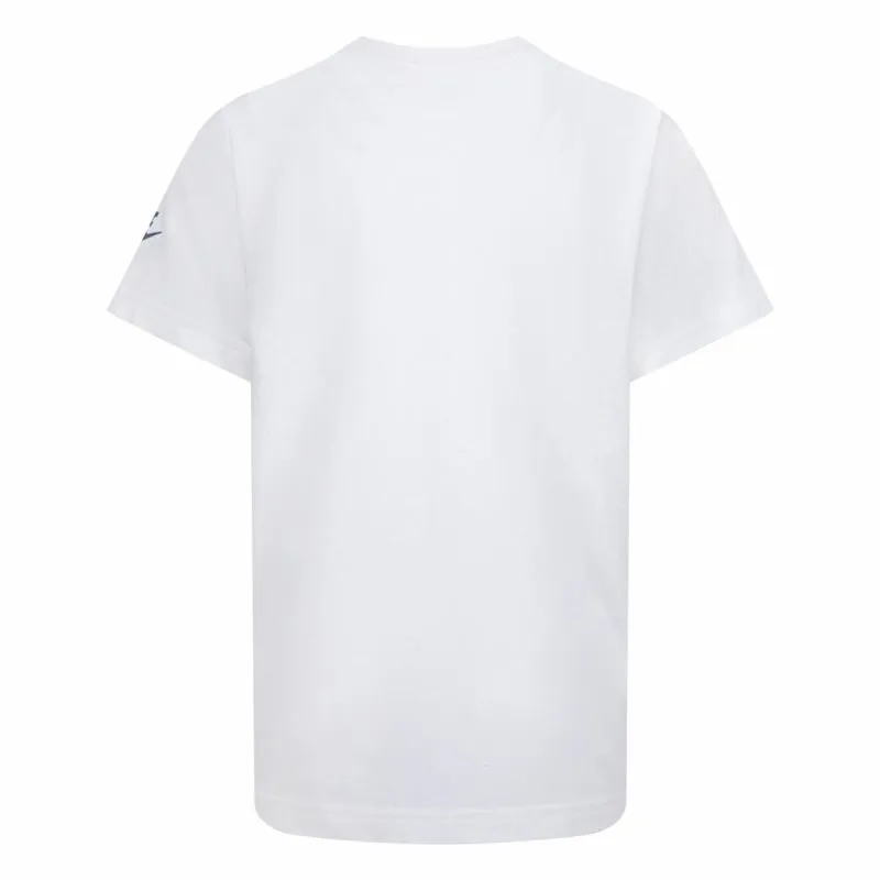Bērnu Krekls ar Īsām Piedurknēm Nike Smiley Just do it Ss Balts