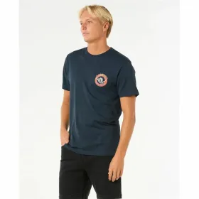 Miesten T-paita Rip Curl Shred Til Tee Laivastonsininen