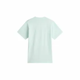 Women’s Short Sleeve T-Shirt Vans Left Chest Logo Em Hint Of Mint Aquamarine