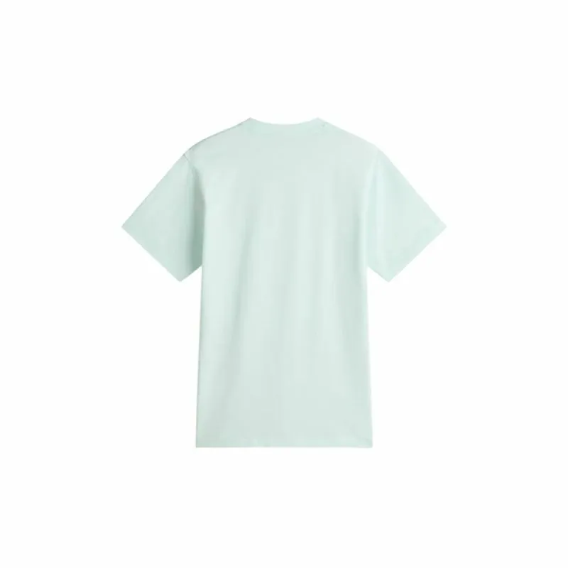 Women’s Short Sleeve T-Shirt Vans Left Chest Logo Em Hint Of Mint Aquamarine