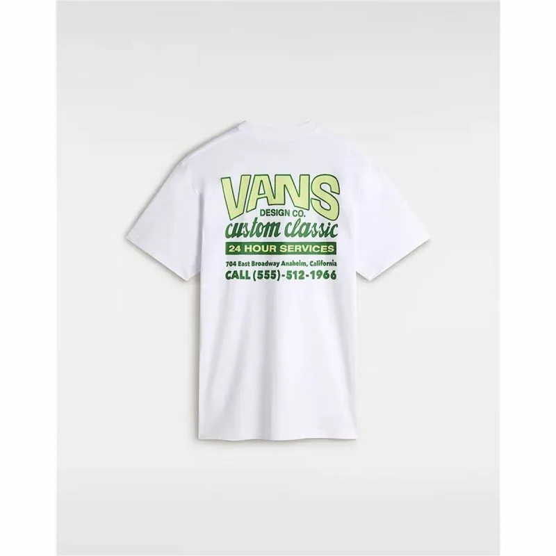 Miesten T-paita Vans Shop Front SS Valkoinen