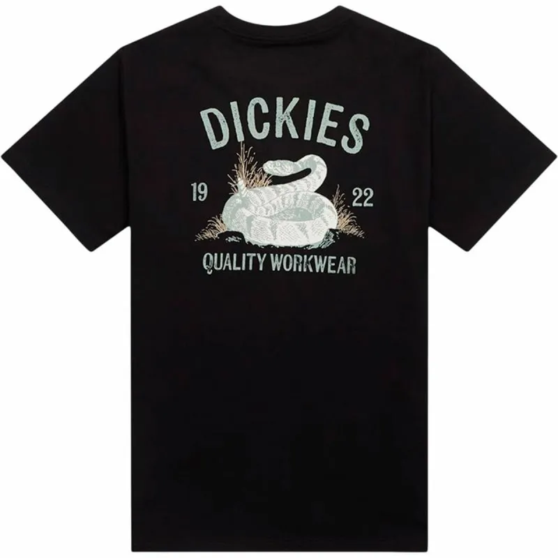 Men’s Short Sleeve T-Shirt Dickies Dickies Snake Ss Tee Black