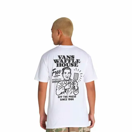 Miesten T-paita Vans Death Grip Ss Valkoinen