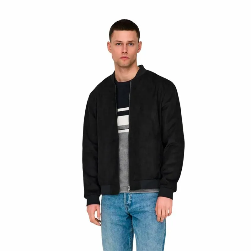Мужская куртка Only & Sons Onslucas Fake Suede Bomber Otw
