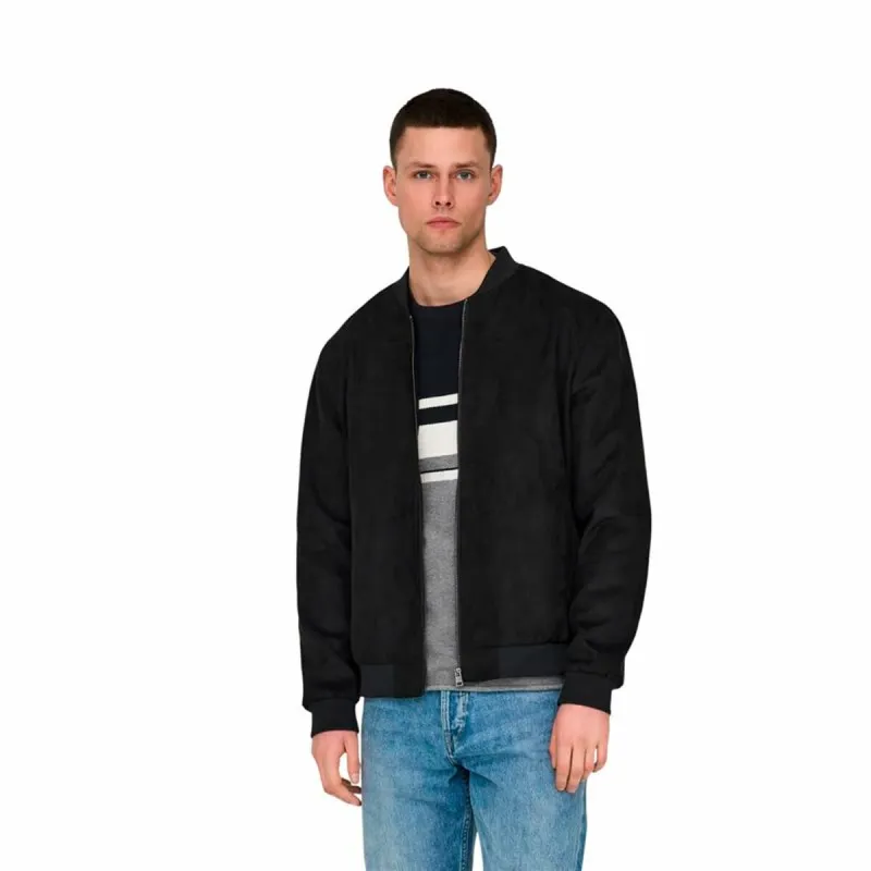 Мужская куртка Only & Sons Onslucas Fake Suede Bomber Otw