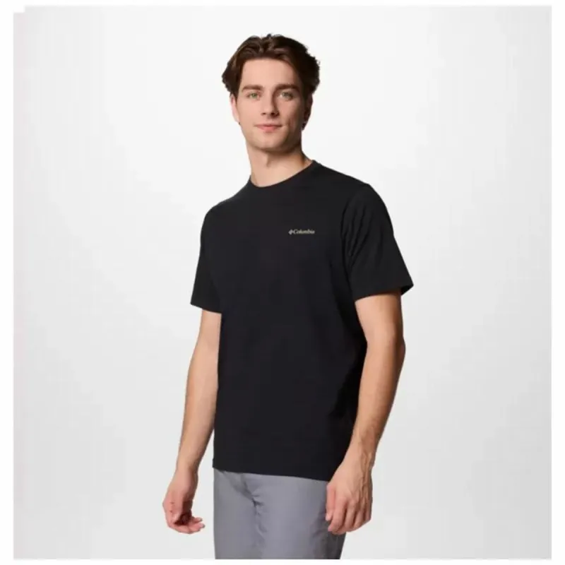 Miesten T-paita Columbia North Cascades™ Sleeve Musta
