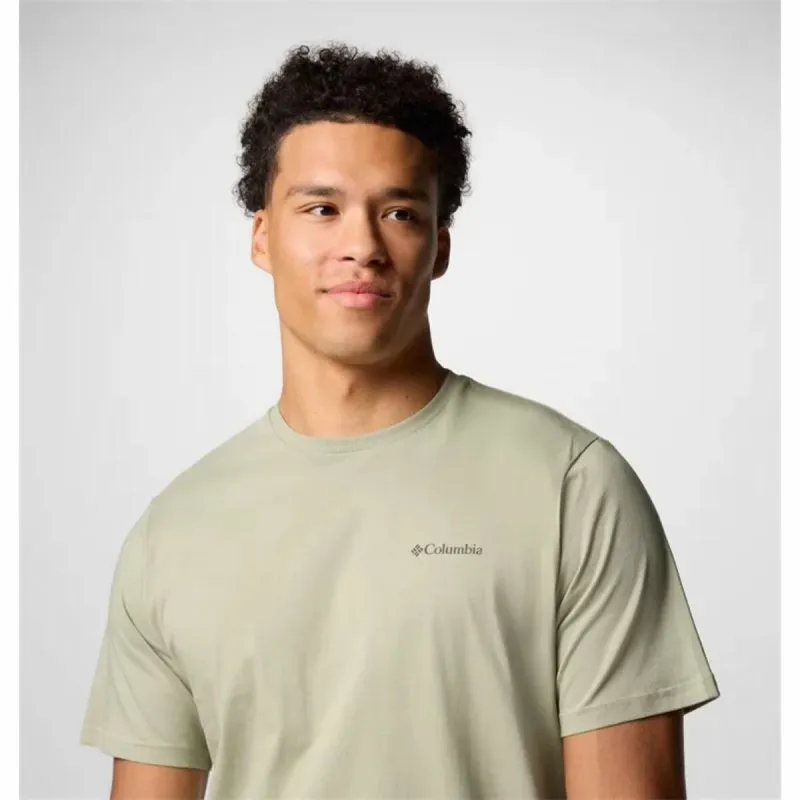 Lühikeste varrukatega T-särk, meeste Columbia North Cascades™ Sleeve Khakiroheline