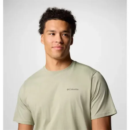 Lühikeste varrukatega T-särk, meeste Columbia North Cascades™ Sleeve Khakiroheline