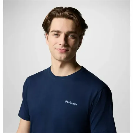 Miesten T-paita Columbia North Cascades™ Sleeve Tummansininen