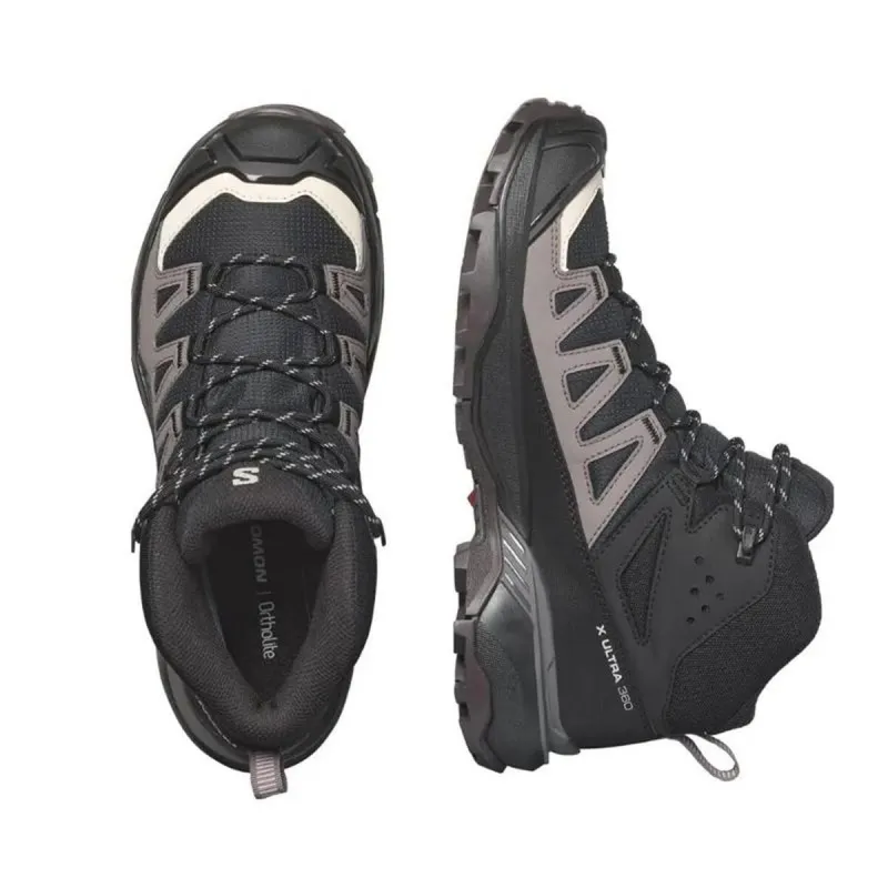 Pastaigu Kurpes Vīriešiem Salomon X Ultra 360 Mid Melns
