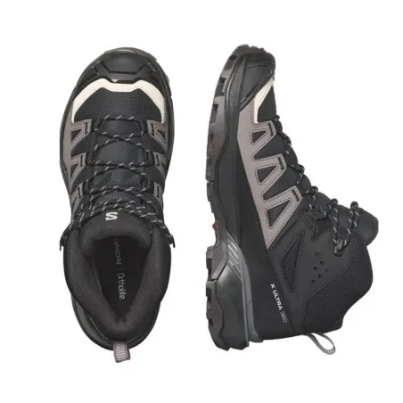 Miesten kävelykengät Salomon X Ultra 360 Mid Musta