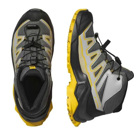 Lasten urheilukengät Salomon X Ultra Mid Gtx Keltainen Harmaa