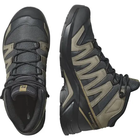 Vaikščiojimo batai vyrams Salomon X-Adventure Recon Mid Juoda
