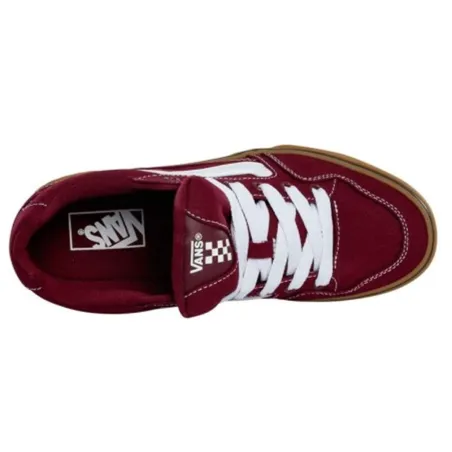 Men’s Casual Trainers Vans Caldrone Cgum DrRojo Red