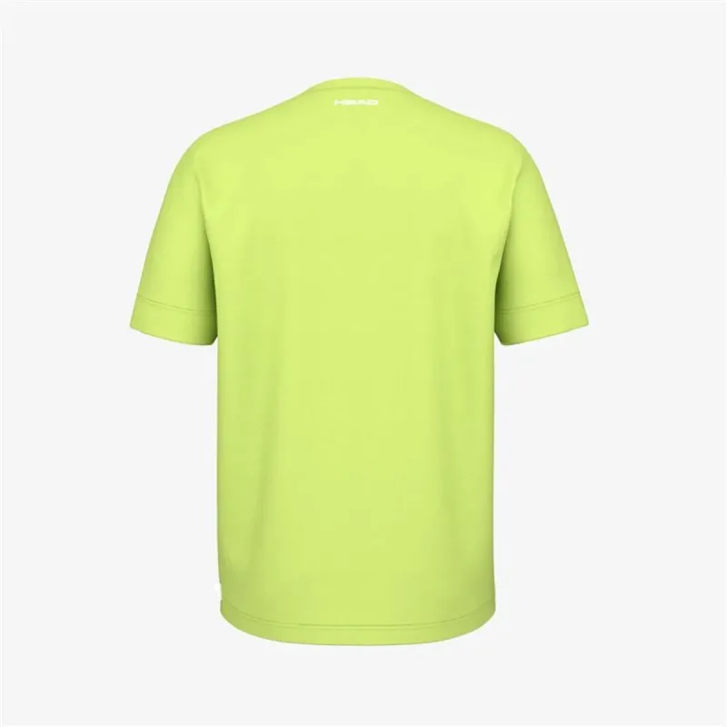 Men’s Short Sleeve T-Shirt Head Slice II Lime green Padel