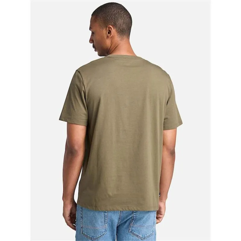 Miesten T-paita Timberland Stack Logo Oliivi