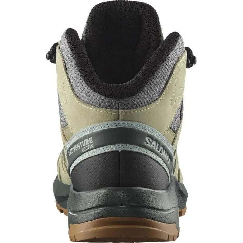 Vaikščiojimo batai vyrams Salomon X-Adventure Recon Mid Alyvuogių aliejus Tamsiai pilka
