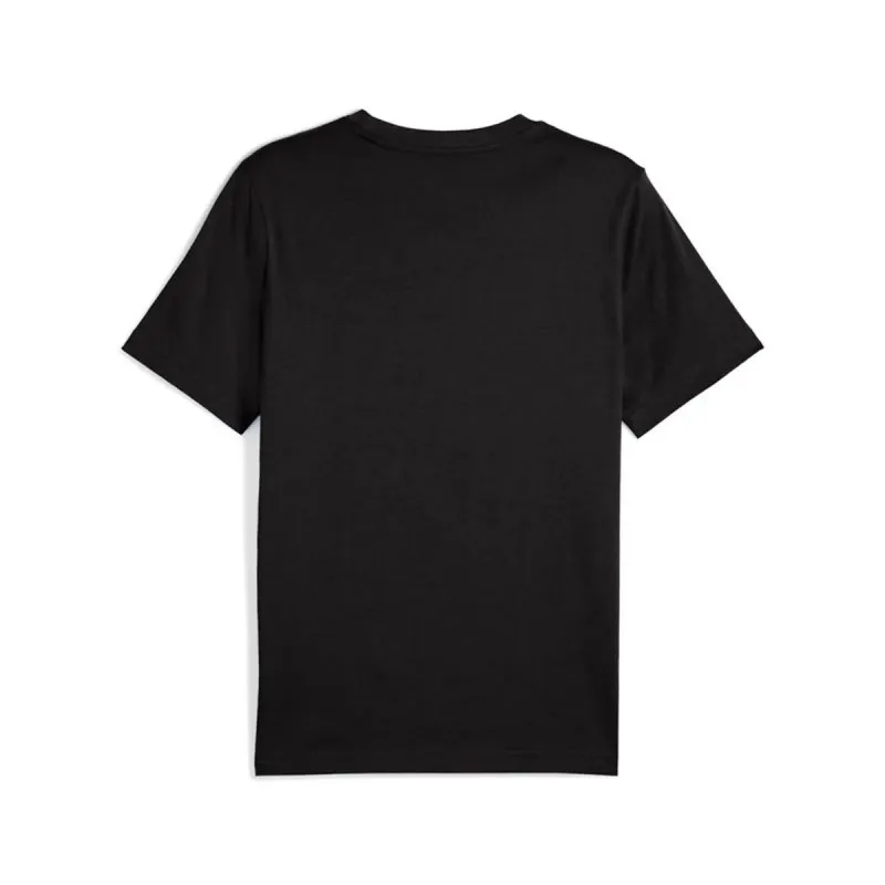 Vīriešu Krekls ar Īsām Piedurknēm Puma Essentials Logo Lab Melns