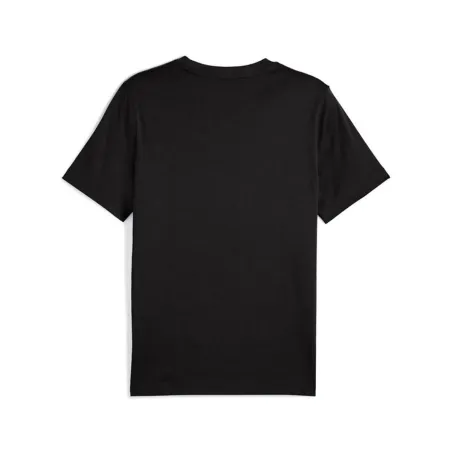 Vīriešu Krekls ar Īsām Piedurknēm Puma Essentials Logo Lab Melns