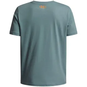Vaikiška Marškinėliai su trumpomis rankovėmis Under Armour Overlay Wm Ss Žalia