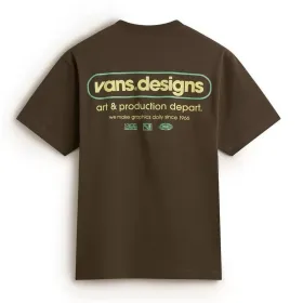 Miesten T-paita Vans Art Production Ruskea