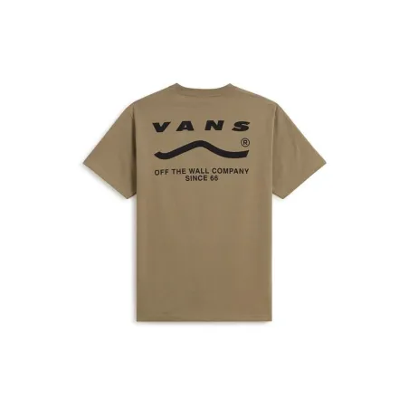 Men’s Short Sleeve T-Shirt Vans Determined Ss Bay Light brown