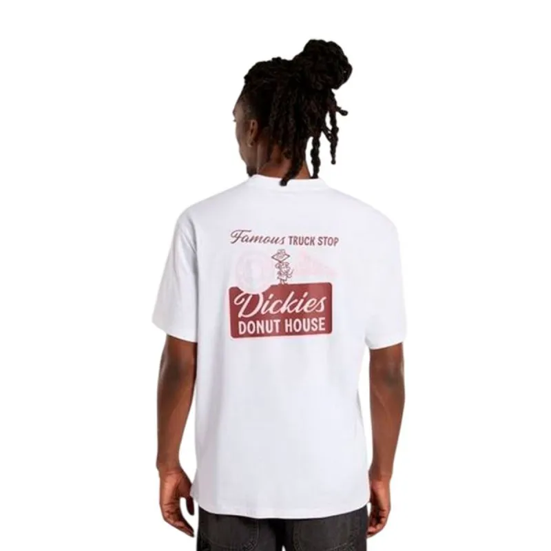 Miesten T-paita Dickies Donut House Ss Valkoinen