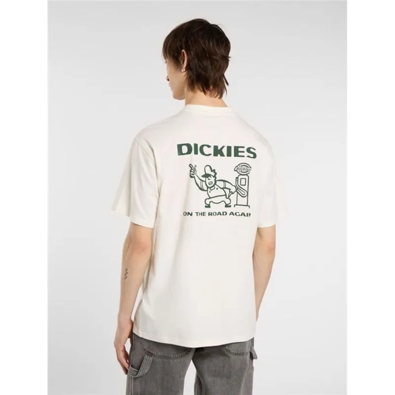 Vyriški marškinėliai su trumpomis rankovėmis Dickies Burns Ss Balta