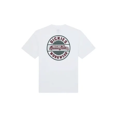 Vyriški marškinėliai su trumpomis rankovėmis Dickies Circle Ss Balta