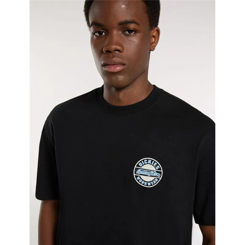Vyriški marškinėliai su trumpomis rankovėmis Dickies Circle Juoda