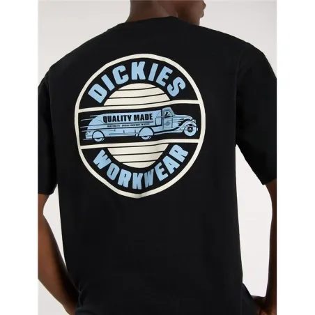 Men’s Short Sleeve T-Shirt Dickies Circle Black