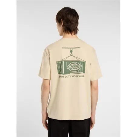 Men’s Short Sleeve T-Shirt Dickies Apison Ss Beige