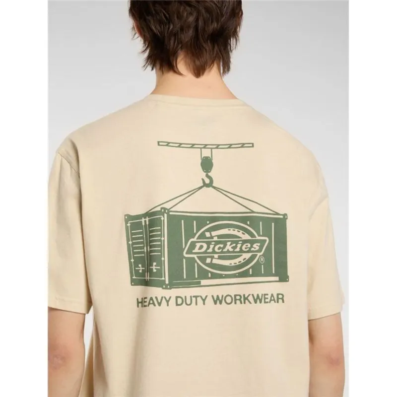 Vyriški marškinėliai su trumpomis rankovėmis Dickies Apison Ss Rusvai gelsva