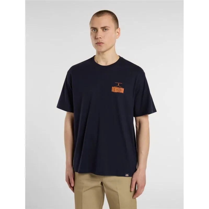 Vyriški marškinėliai su trumpomis rankovėmis Dickies Apison Ss Tamsiai mėlyna